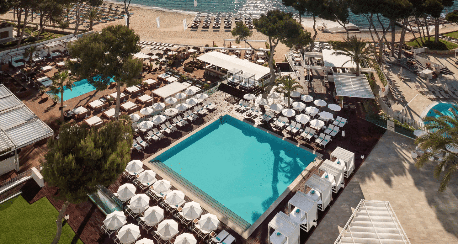 Melia South Beach aerial view Magaluf