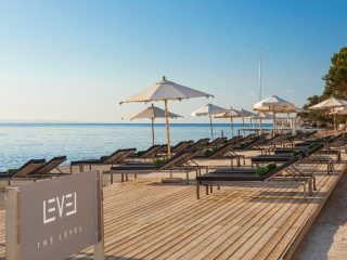 Melia South Beach area on the beach